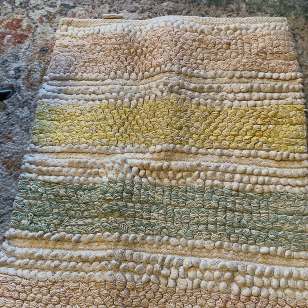 Target multip colored bath mat